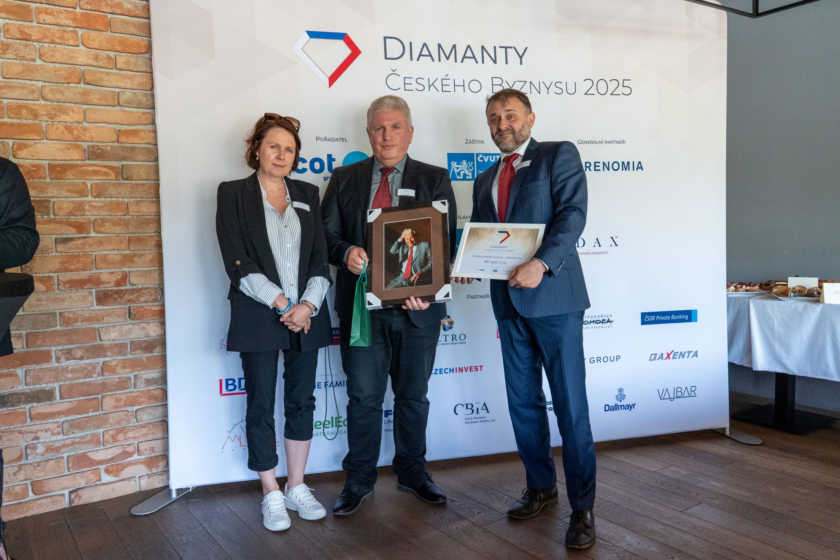 Prestižní ocenění společnosti HET v projektu Diamanty českého byznysu 2025