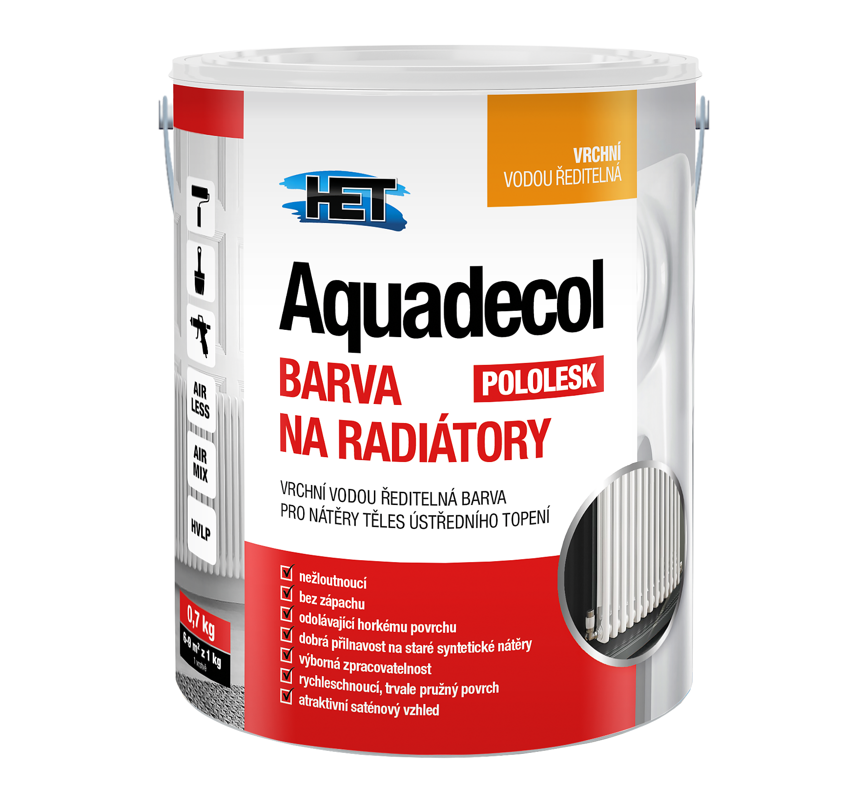 AQUADECOL BARVA NA RADIÁTORY - novinka