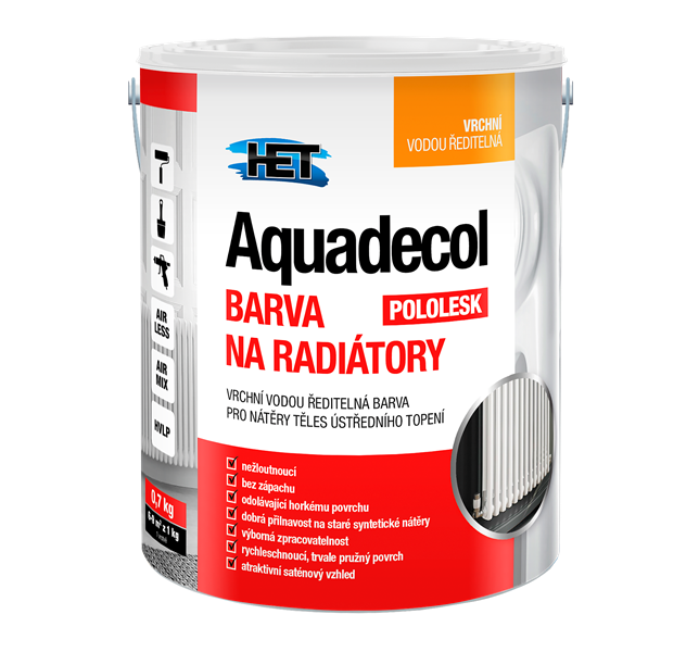 AQUADECOL BARVA NA RADIÁTORY - novinka